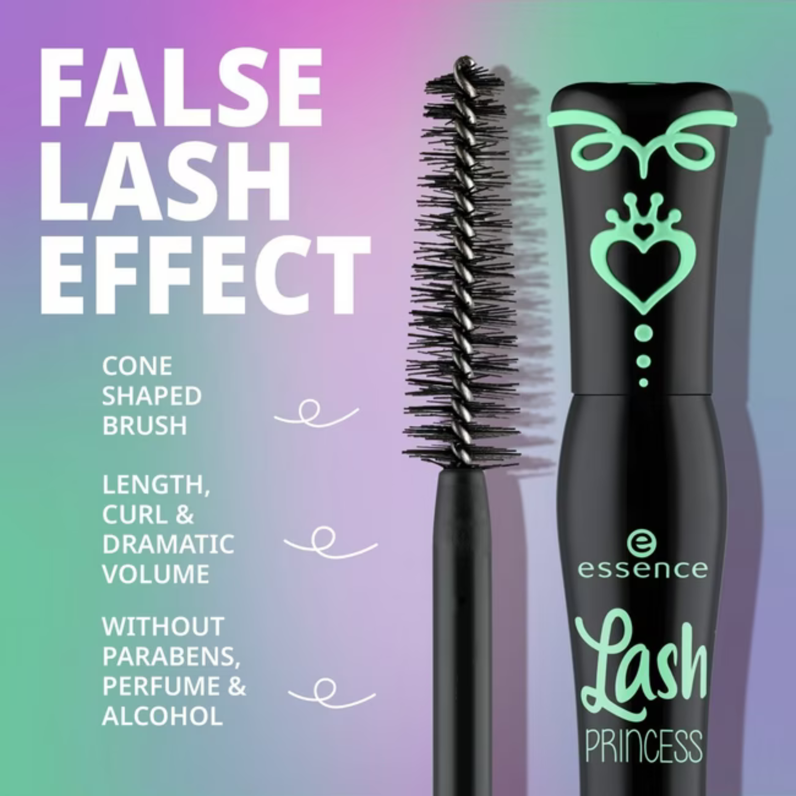 essence Lash Princess False Lash Effect Mascara Green Original