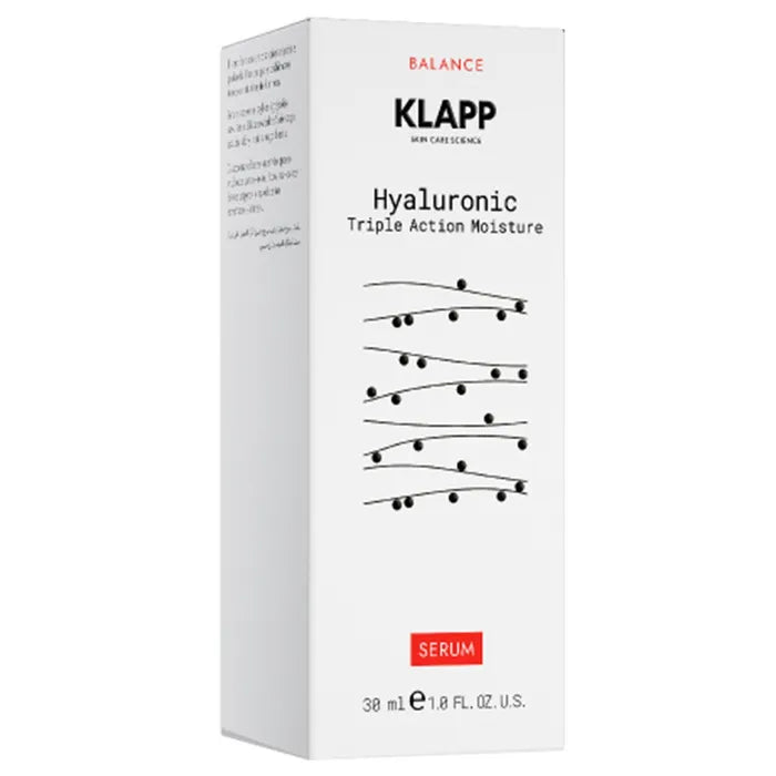 Klapp Hyaluronic Triple Action Moisture Serum 30ml for Intense Hydration