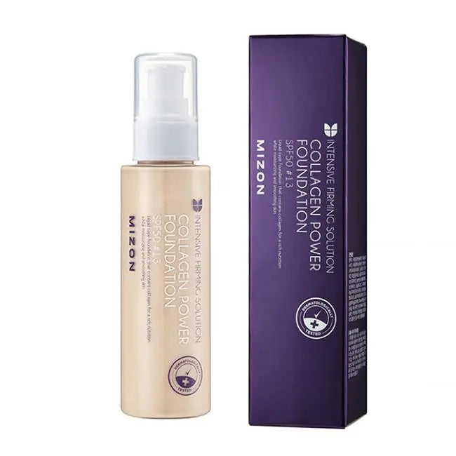Mizon collagen power foundation #13 light beige 100g