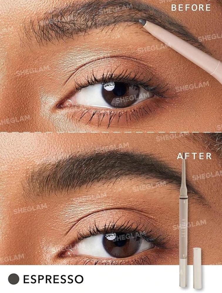 Sheglam Brows On Demand 2-In-1 Brow Pencil Espresso