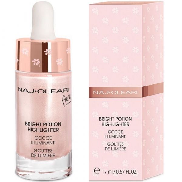 Naj.oleari make-up bright potion highlighter-01 rose quartz-quarzo rosa
