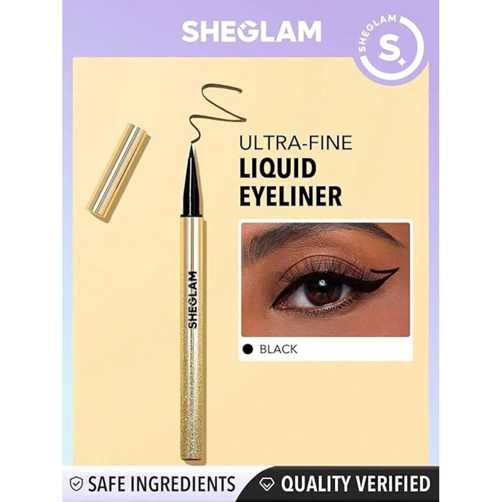 Sheglam Line & Define Waterproof Liquid Eyeliner Black