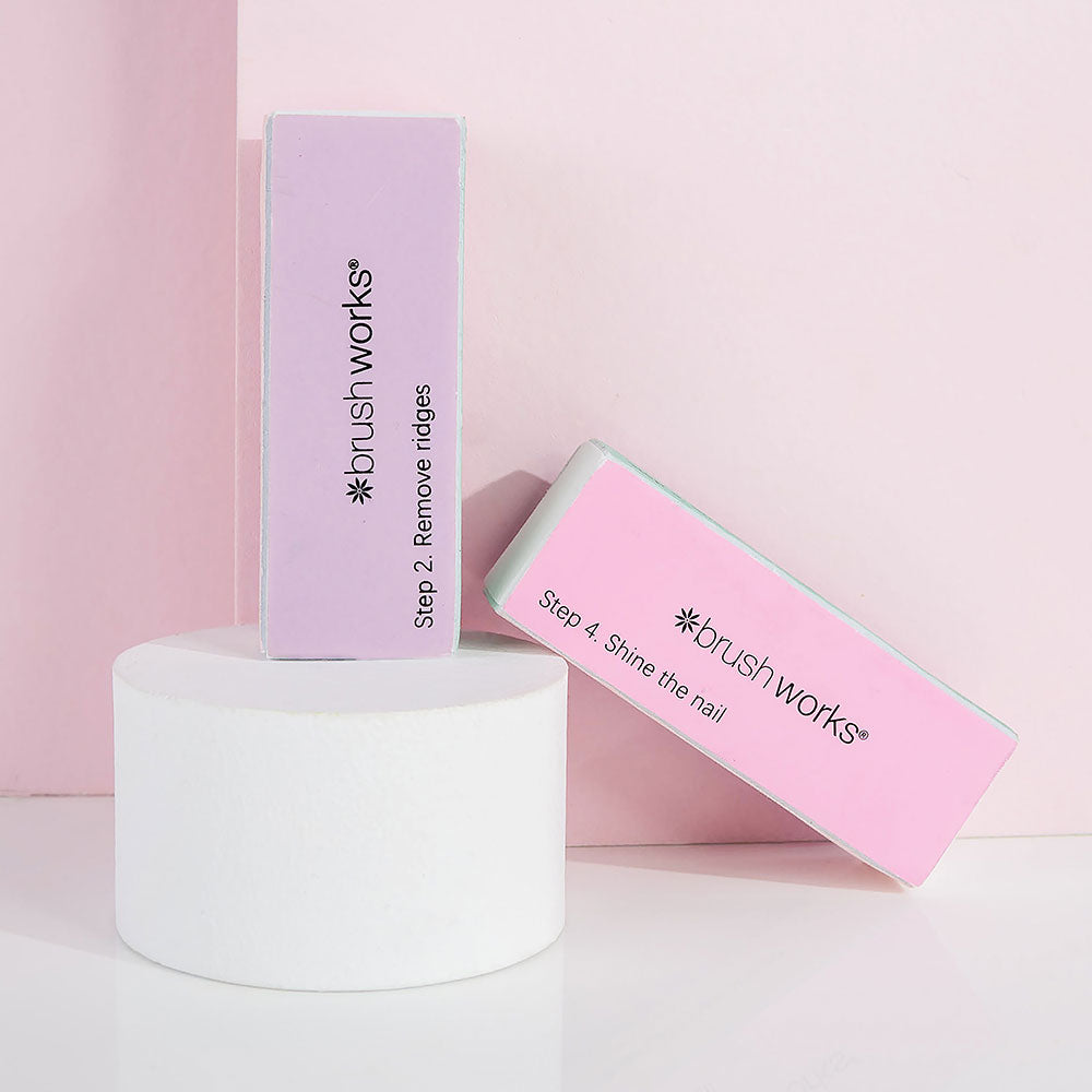 BW Pastel Nail Buffing Blocks 2 Pack