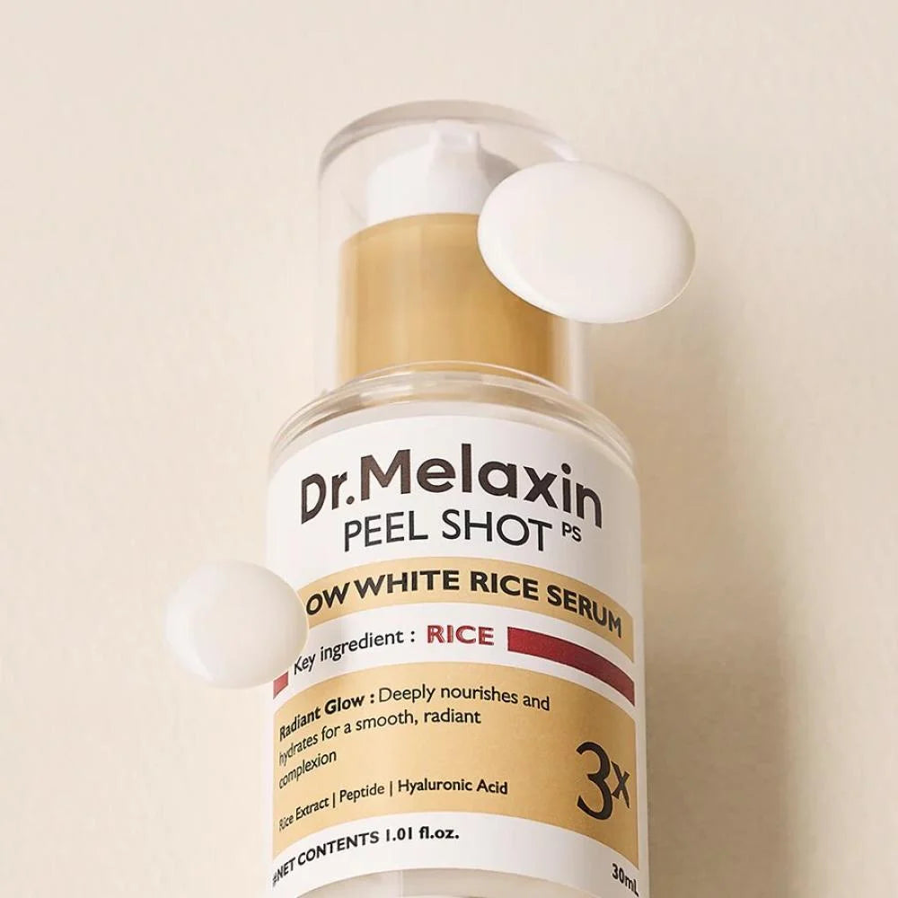 Dr. Melaxin Peel Shot Glow White Rice Serum 3x30ml