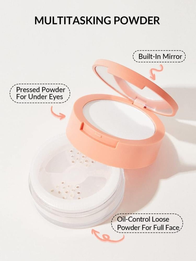 Sheglam Insta-Ready Face & Under Eye Setting Powder Duo Translucent
