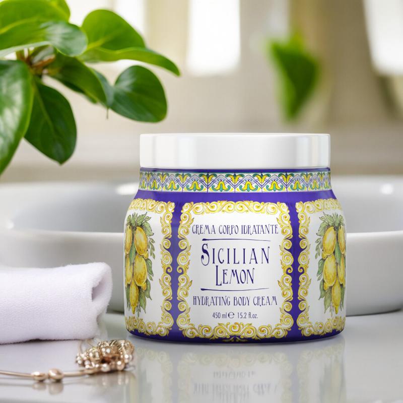 Rudy profumi sicilian lemon hydrating body cream 450ml