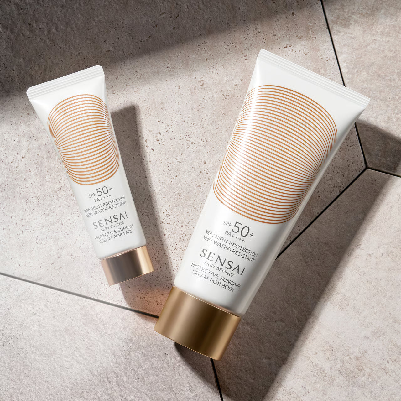 سنساي سيلكي برونز كريم حماية شمسية للوجه SPF50+ 50 مل