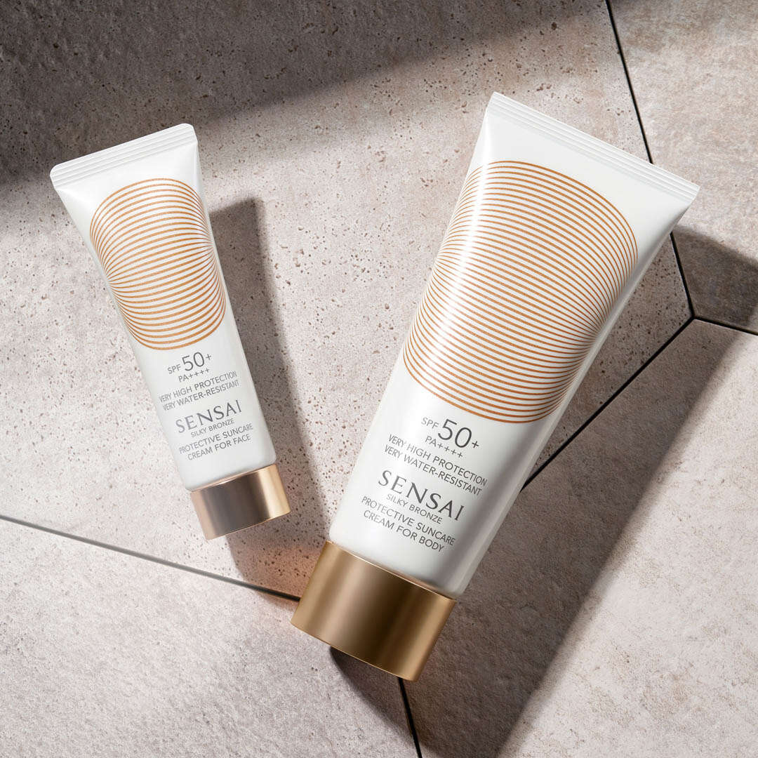 سنساي سيلكي برونز كريم حماية شمسية للوجه SPF30 50 مل