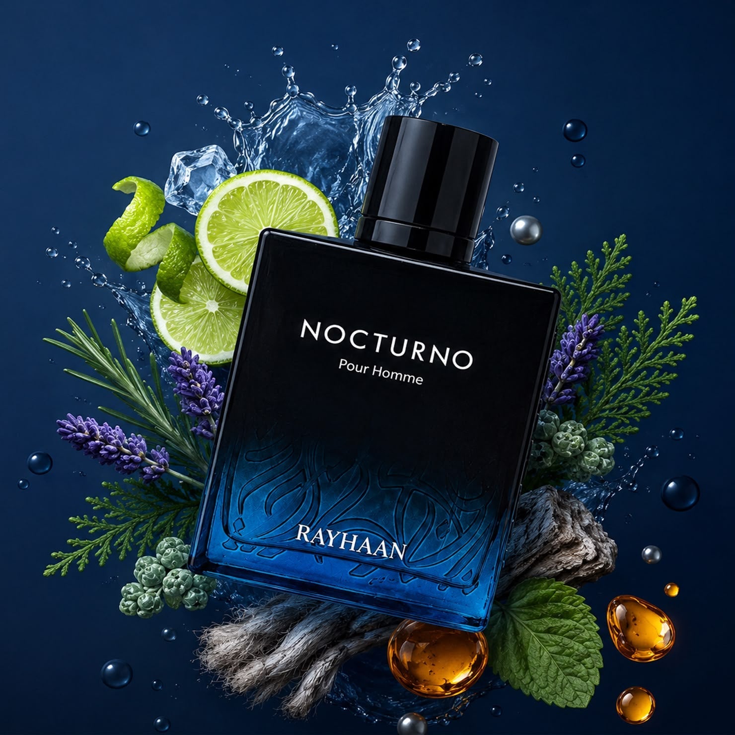 Rayhaan Nocturno أو دو بارفان رجالي 100ML