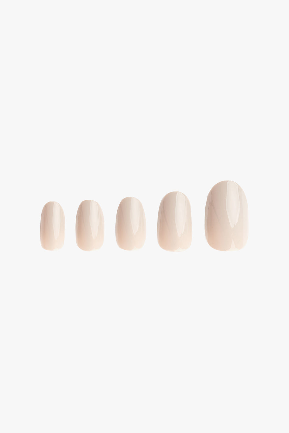 Invogue Classic Nude Press-On Nails 24pcs