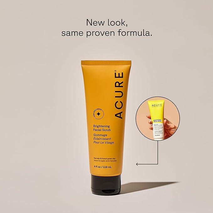 Acure Brightening Facial Scrub 118ml