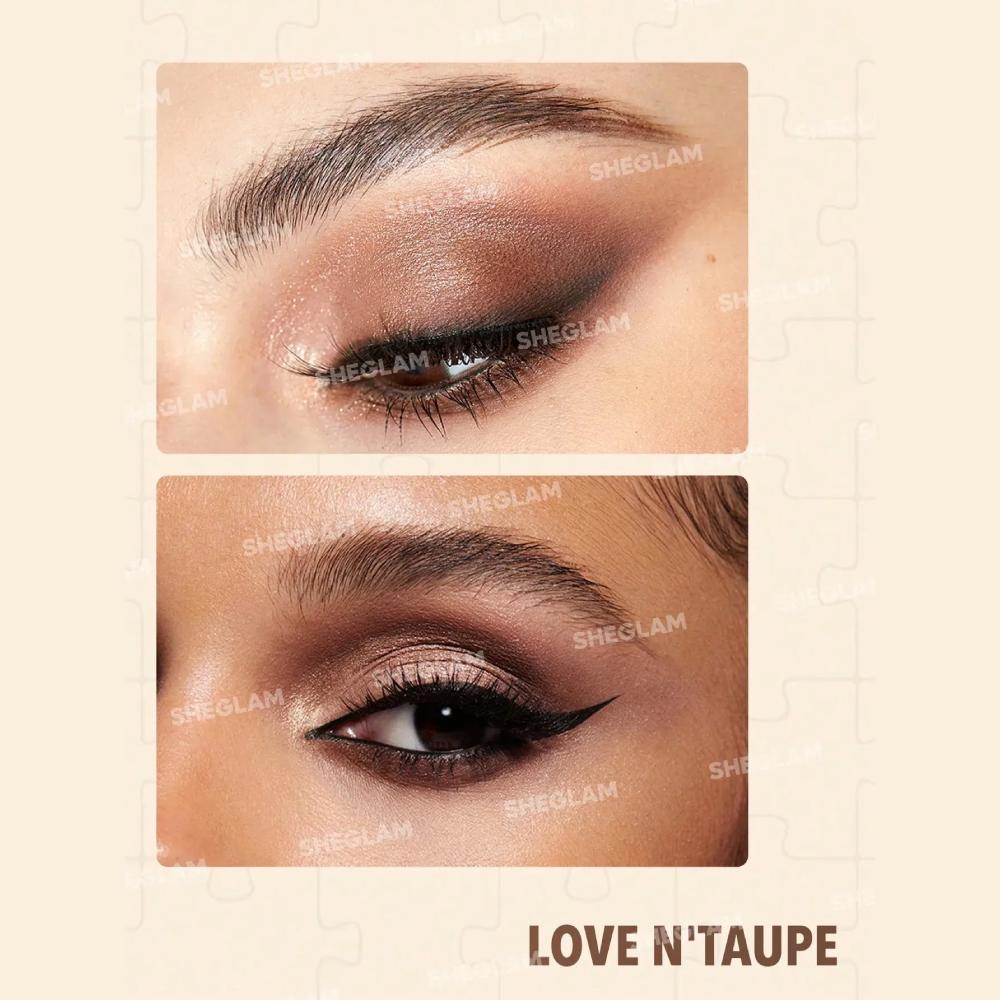 Sheglam Jazy Jigsaw Eyeshadow Palette Love N' Taupe