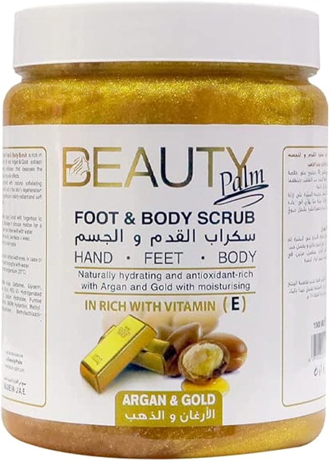 Be Beauty Argan & Gold Foot Scrub 1L