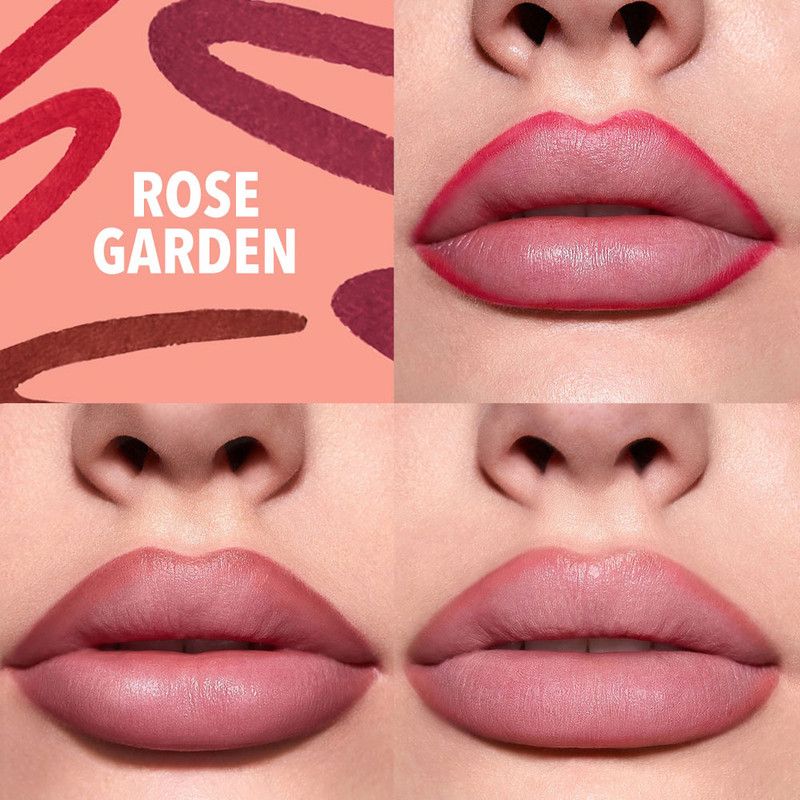 شيجلام مجموعة تحديد شفاه So Lippy – طقم متكامل (Rose Garden)