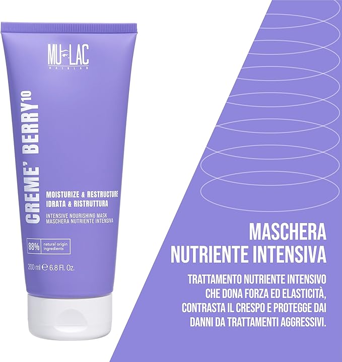 Mulac creme berry 10 intensive nourishing hair mask 200ml