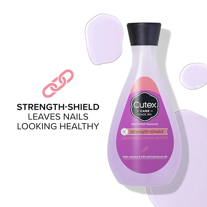 Revlon Cutex nail polish remover strength — shield 200ml