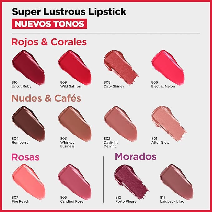 Revlon Super Lustrous Lipstick 805 Candied Rose