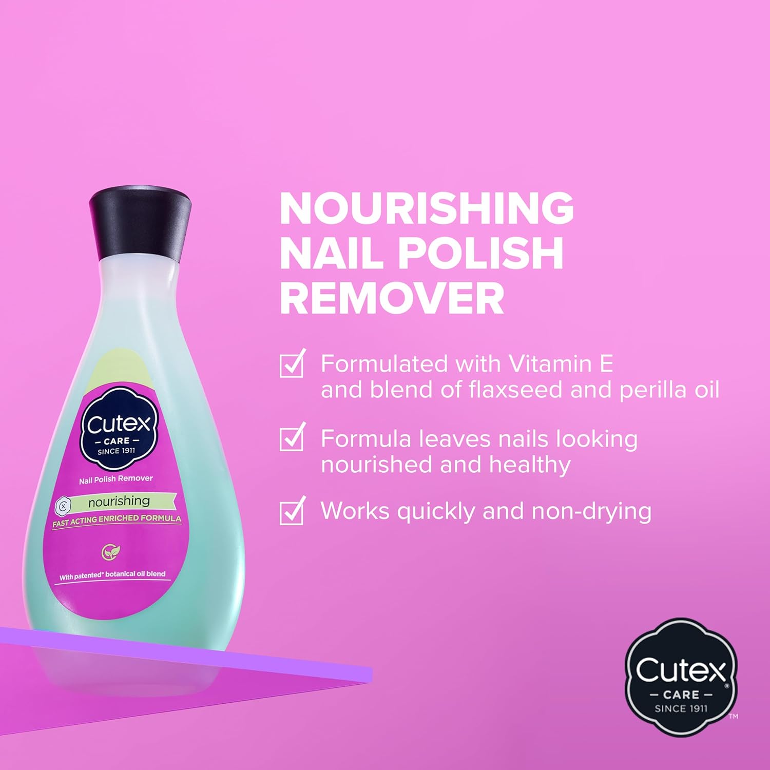 Revlon Cutex nail polish remover nourishing 200ml