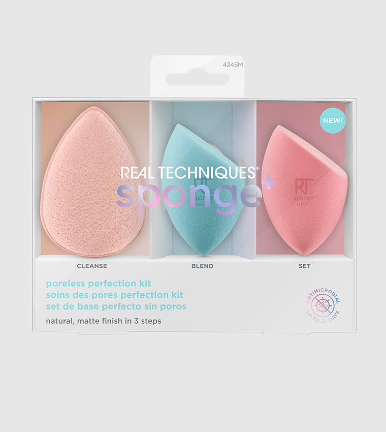 Real Techniques Sponge And Poreless Perfection Complexion Kit
