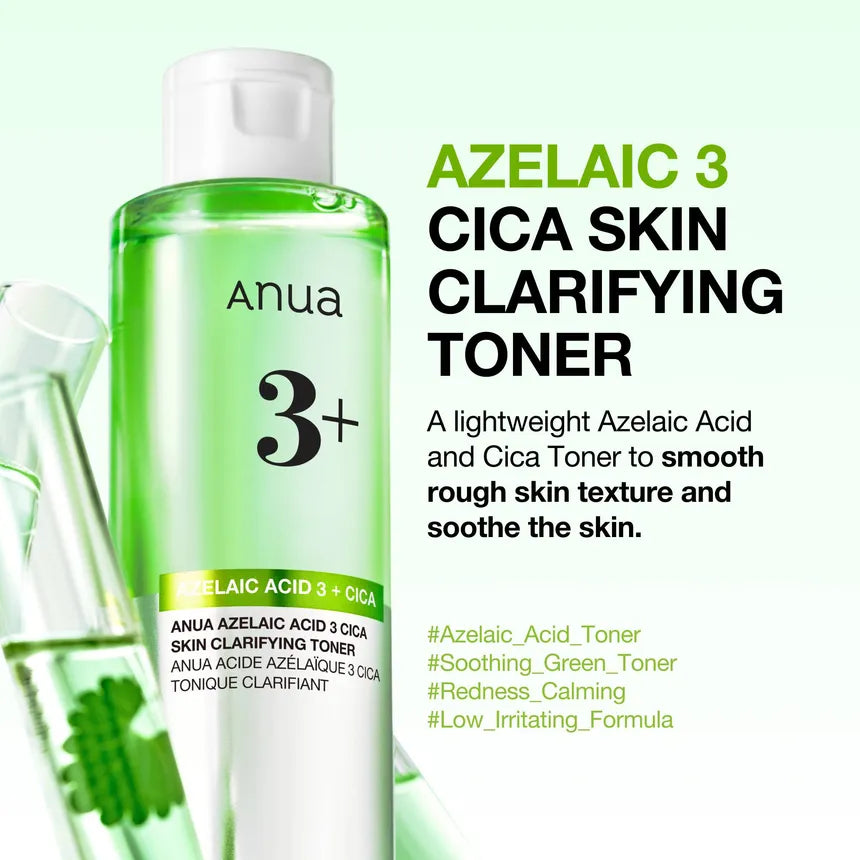 Anua Azelaic Acid 3% Cica Clarifying Toner 250ml
