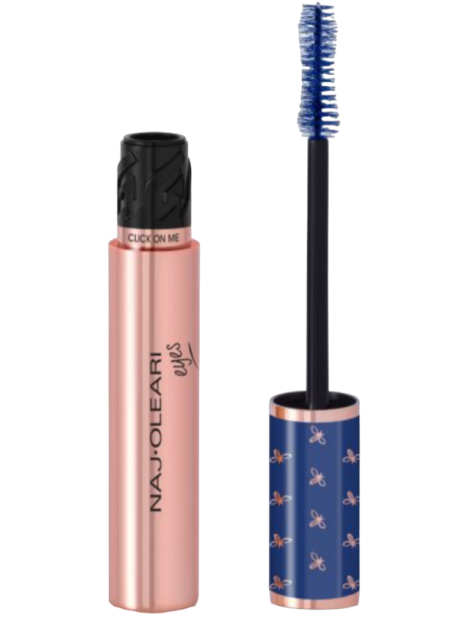 Naj.oleari click on me mascara deep blue — volumizing blue mascara