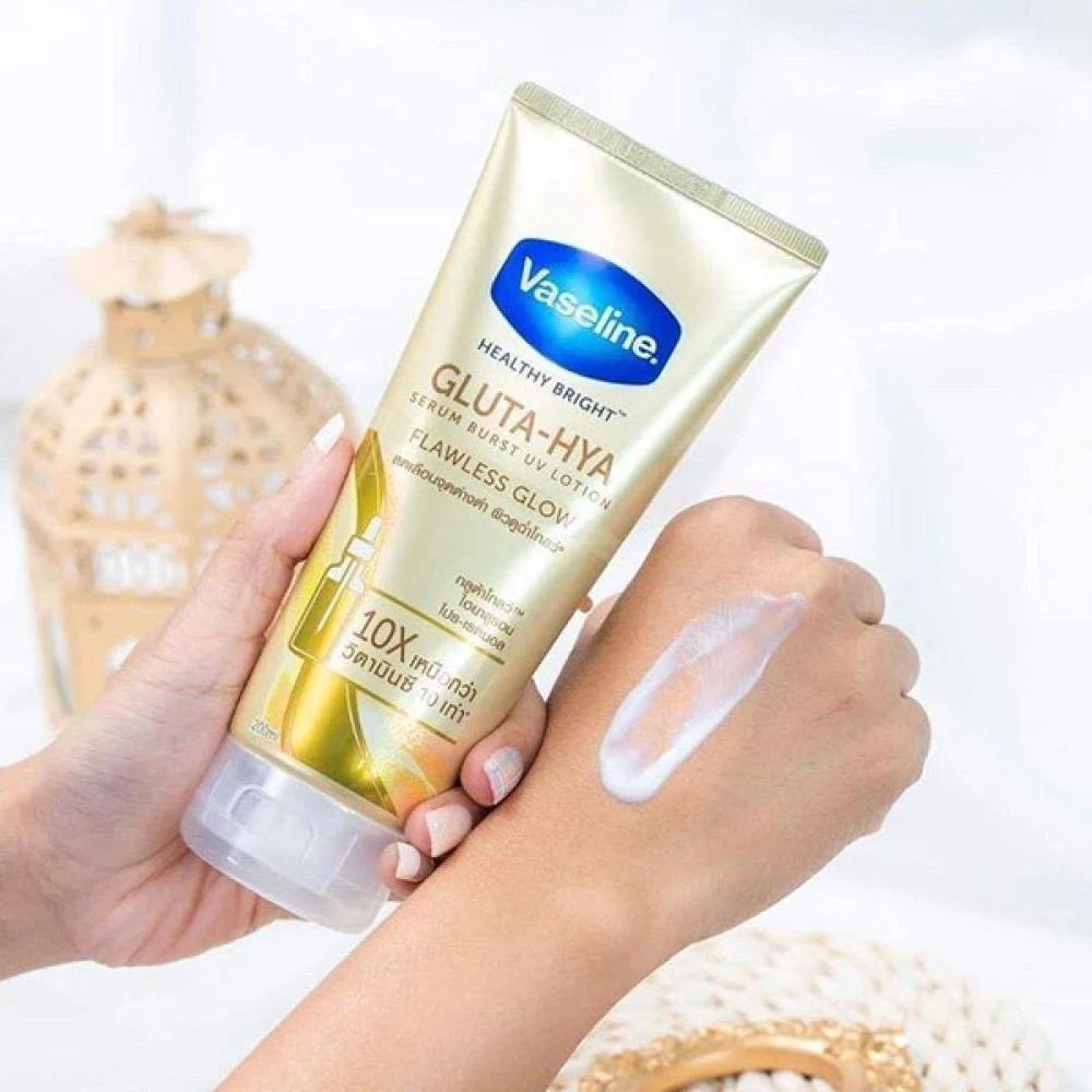 لوشن Vaseline Healthy Bright Gluta-Hya Serum Burst UV