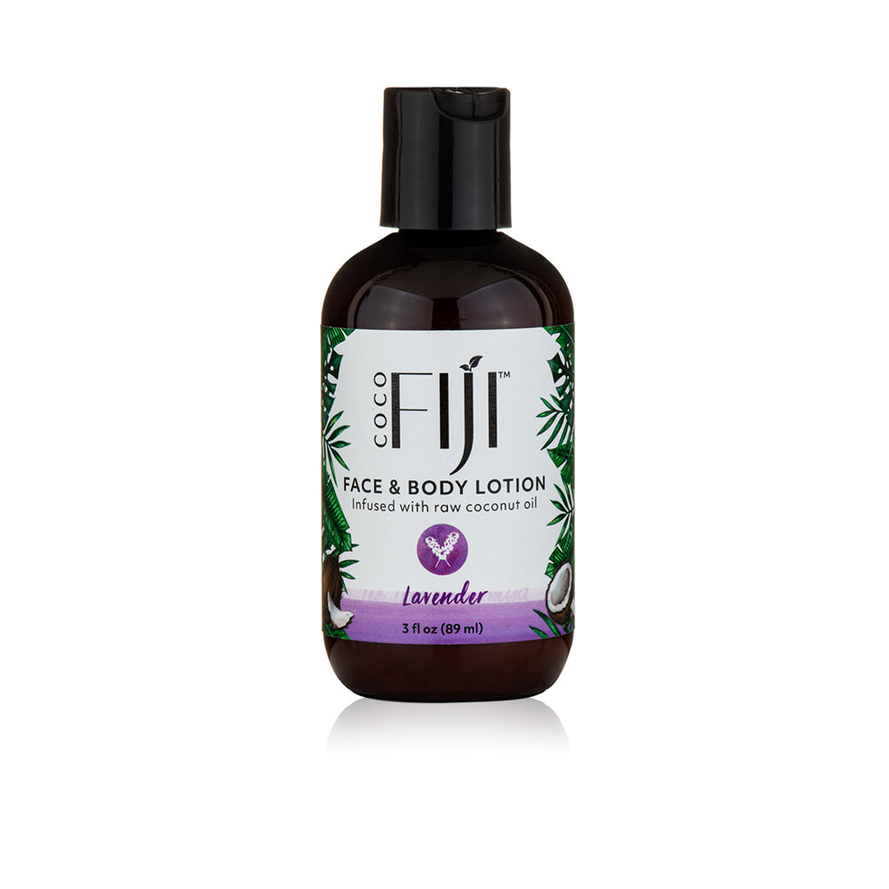 Organic Fiji Lavender Coconut Face & Body Lotion 89ml