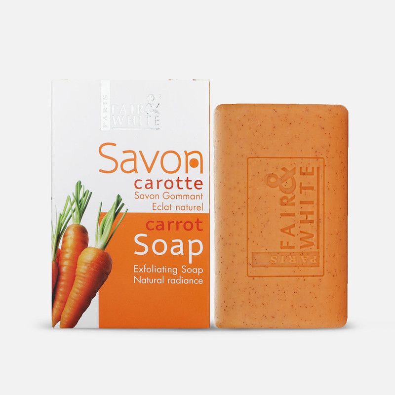 Fair & White Original Carrot Exfoliating Soap 200g for Smooth & Glowing Skin