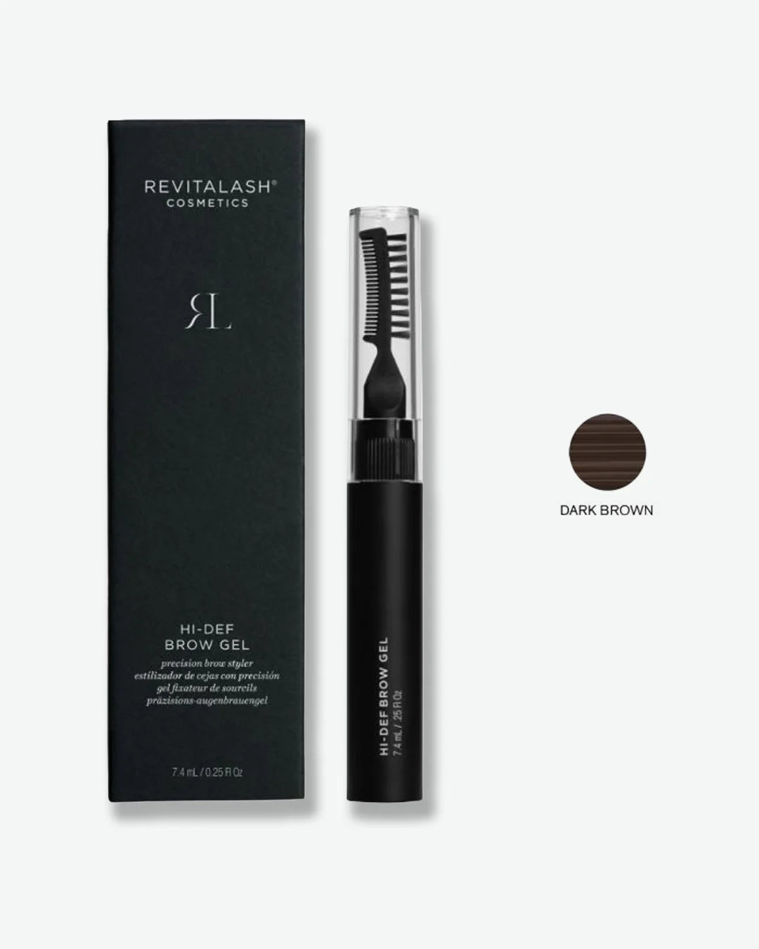 Revitalash makeup collection hi-def brow gel - soft brown