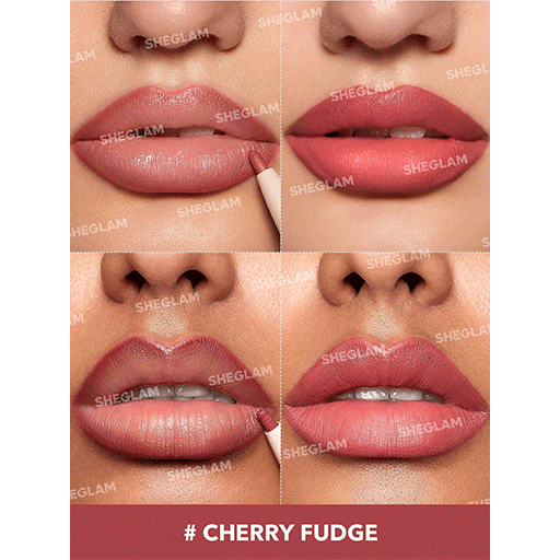 Sheglam Glam 101 Lipstick & Liner Duo Cherry Fudge