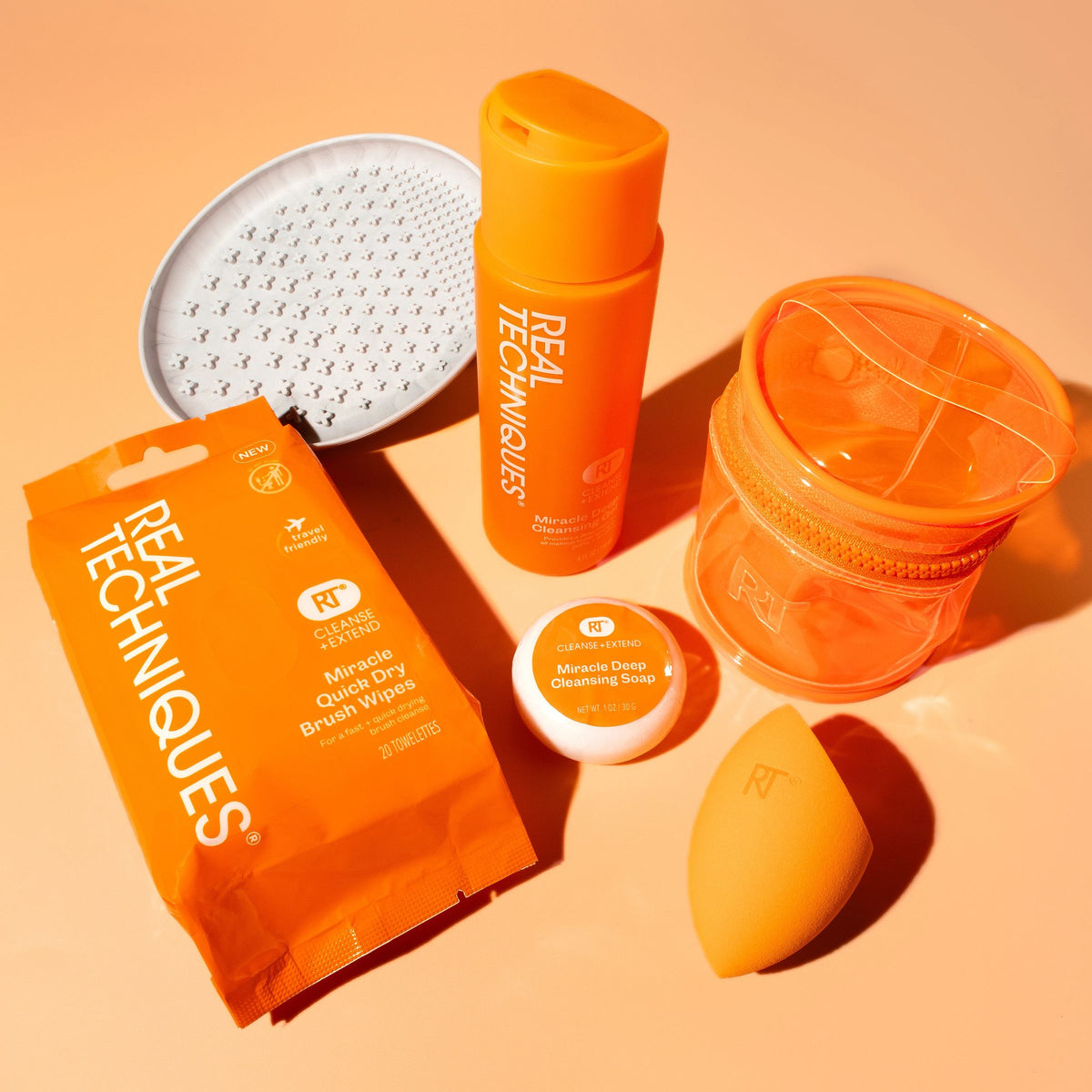 Real Techniques Sponge And Miracle Cleanse Sponge Set