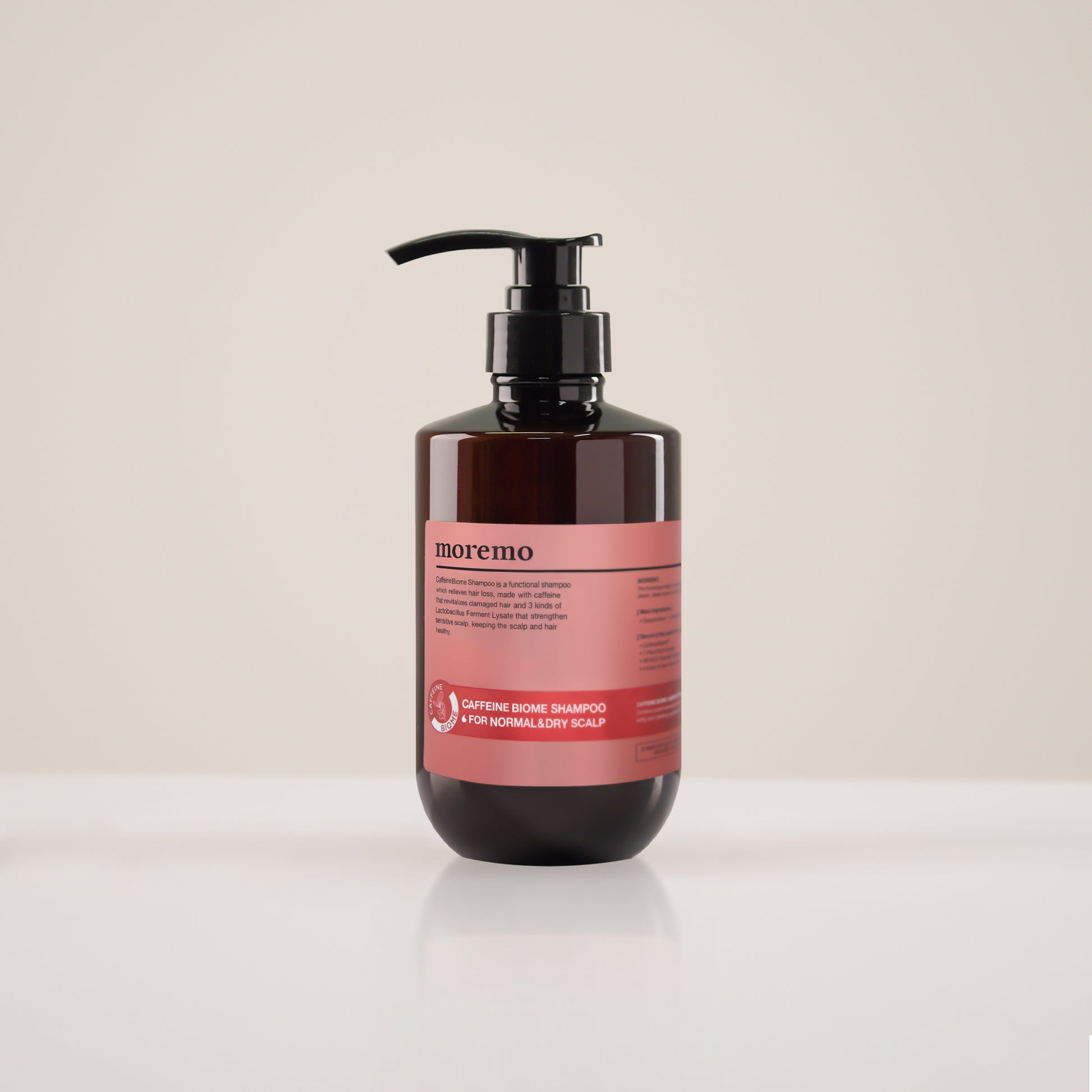 Moremo caffeine biome shampoo normal & dry scalp 500ml