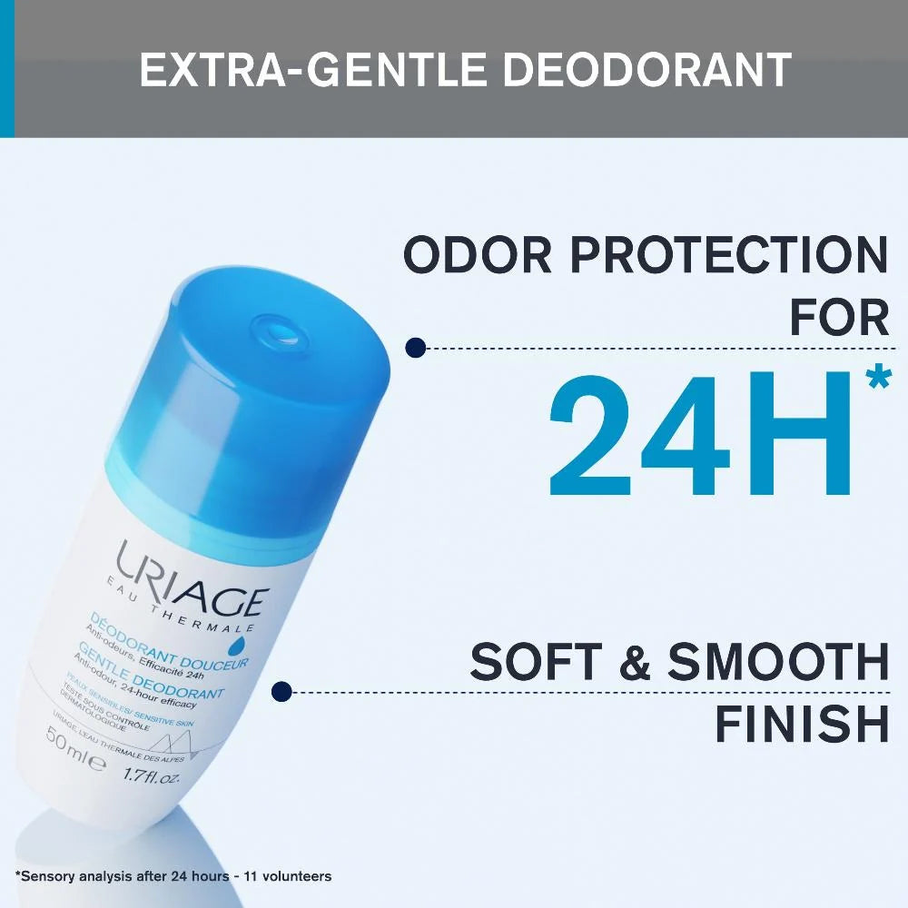 Uriage Gentle 24H Deodorant Roll-On Sensitive Skin 50ml