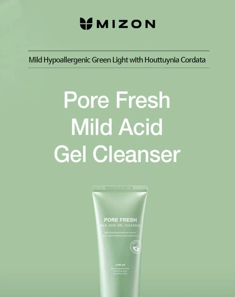 Mizon Pore Fresh Mild Acidic Gel Cleanser 150ml