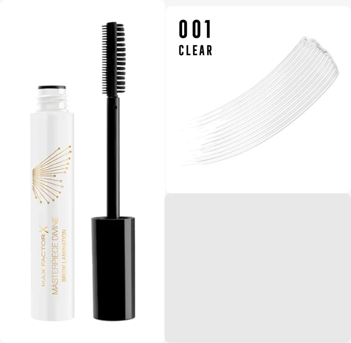 Max Factor Masterpiece divine brows 001 — clear