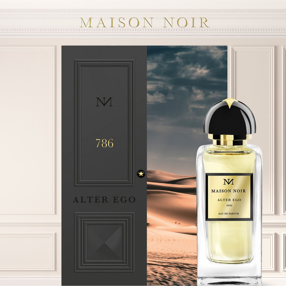 Maison Noir Alter Ego 786 EDP 100ml — Unisex Woody Spicy Fragrance