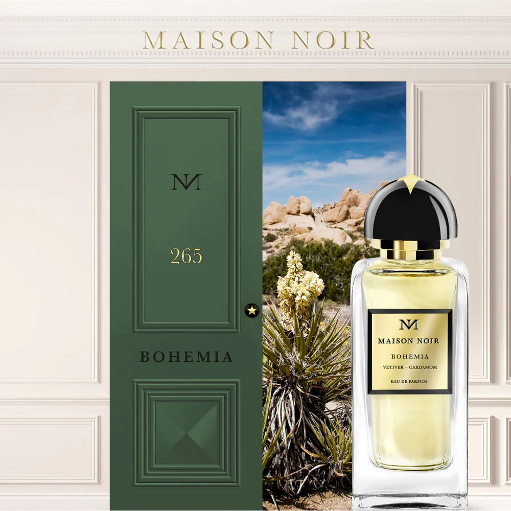 Maison Noir Bohemia 265 EDP 100ml — Unisex Amber Woody Fragrance