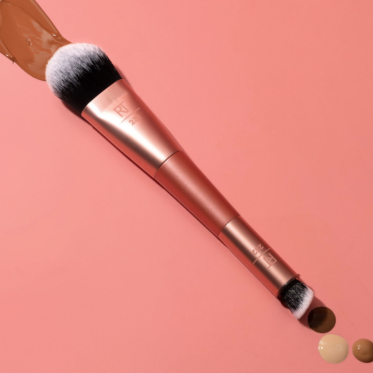 Real Techniques Dual Ended Set And Bake Brush