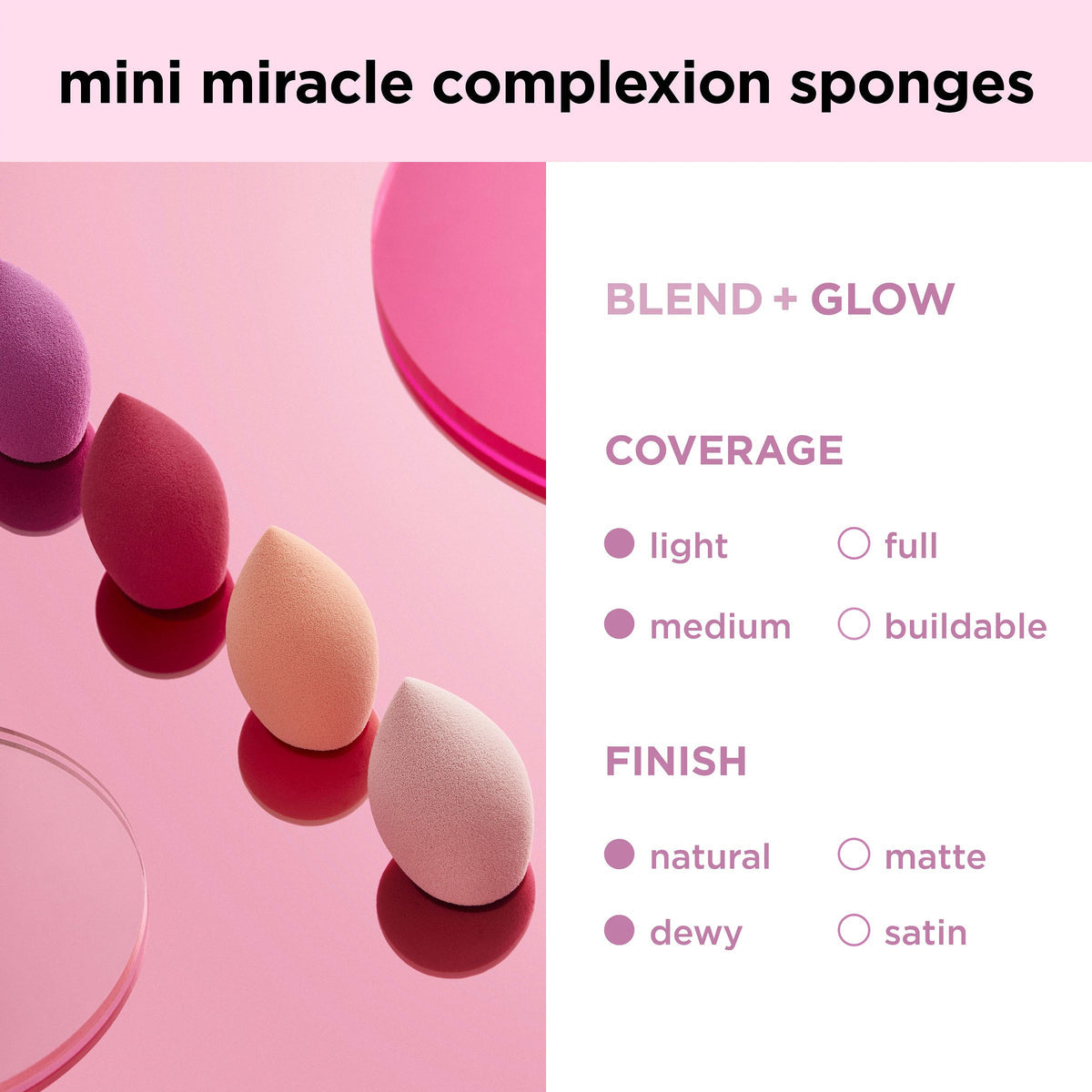 Real Techniques Miracle Complexion Sponge And Concealer Mini Set