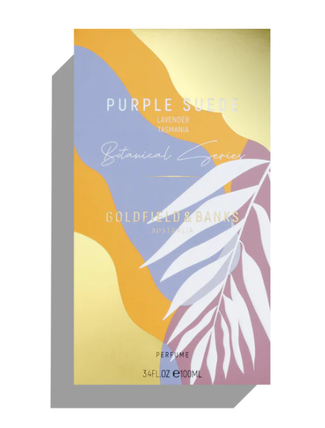 GOLDFIELD & BANKS Purple Suede Parfum Concentrate 100ml — Unisex Leather Fragrance