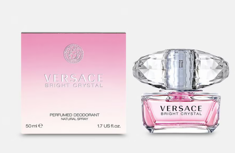 Versace Bright Crystal EDT 50ml Spray — Floral Fruity Fragrance