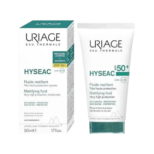 Uriage Hyseac Fluid SPF50+ Sunscreen for Oily & Acne-Prone Skin 50ml