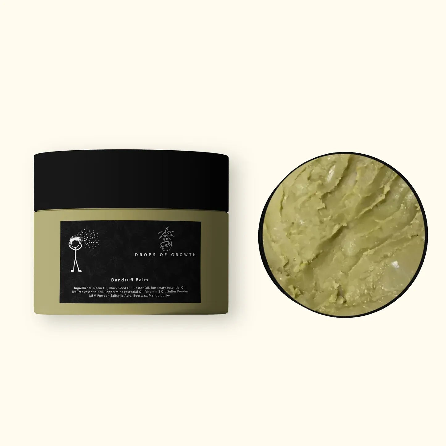 Drops of Growth Dandruff Treatment Hair Balm – Scalp Relief & Moisture (100 ML)