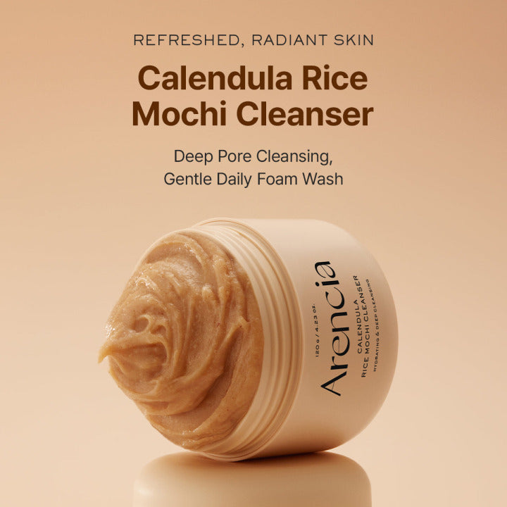 Arencia Calendula Rice Mochi Cleanser 120g