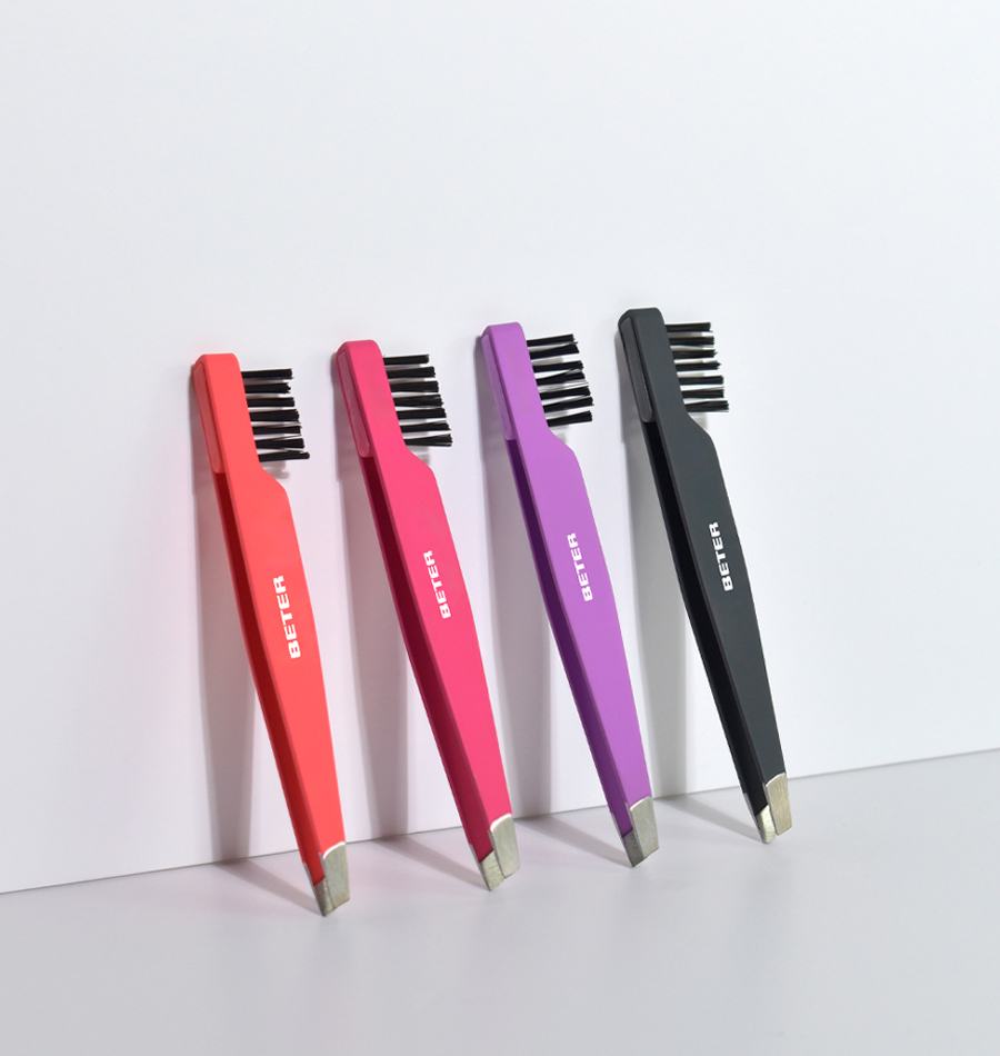 Betty brow slanted tip tweezers