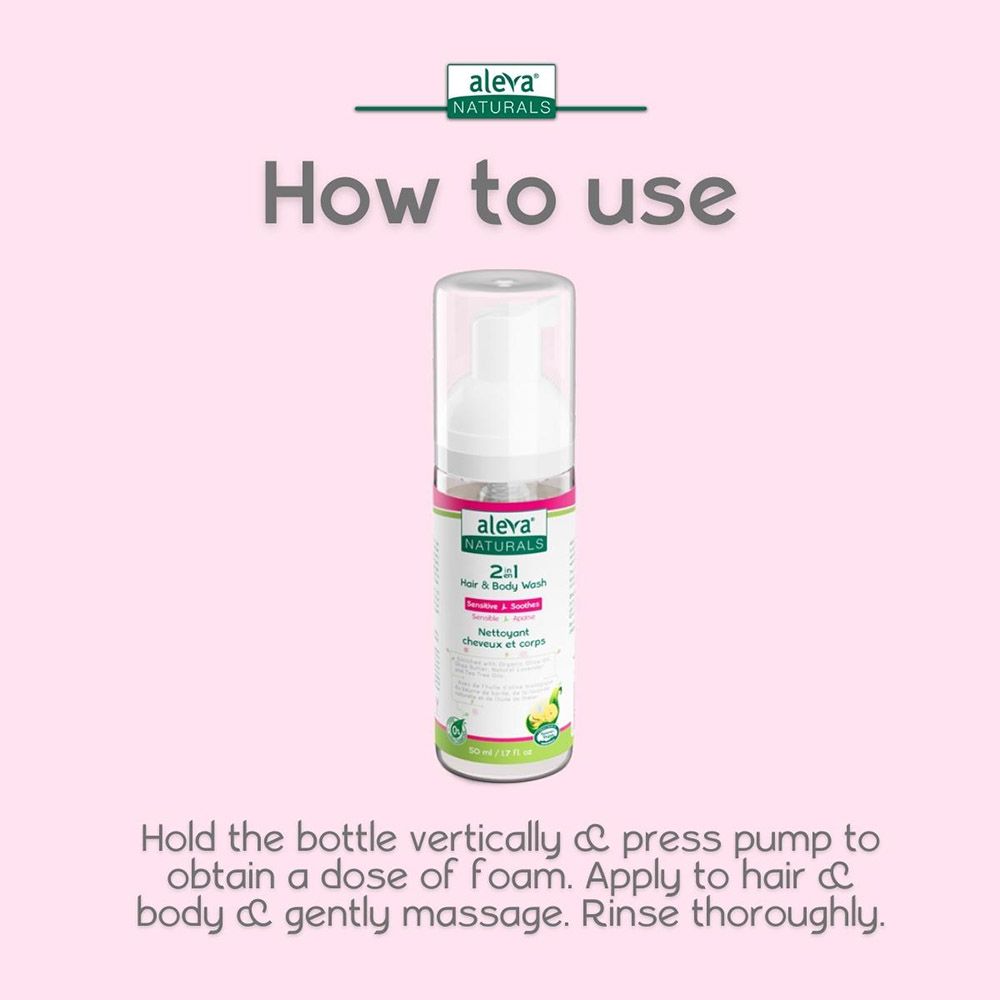 Aleva Naturals 2in1 Baby Hair & Body Wash 50ml