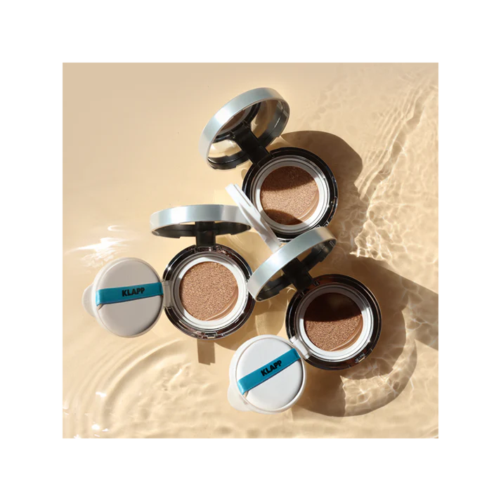 Klapp Hyaluronic Cushion Foundation Light 15ml for Hydrated Coverage