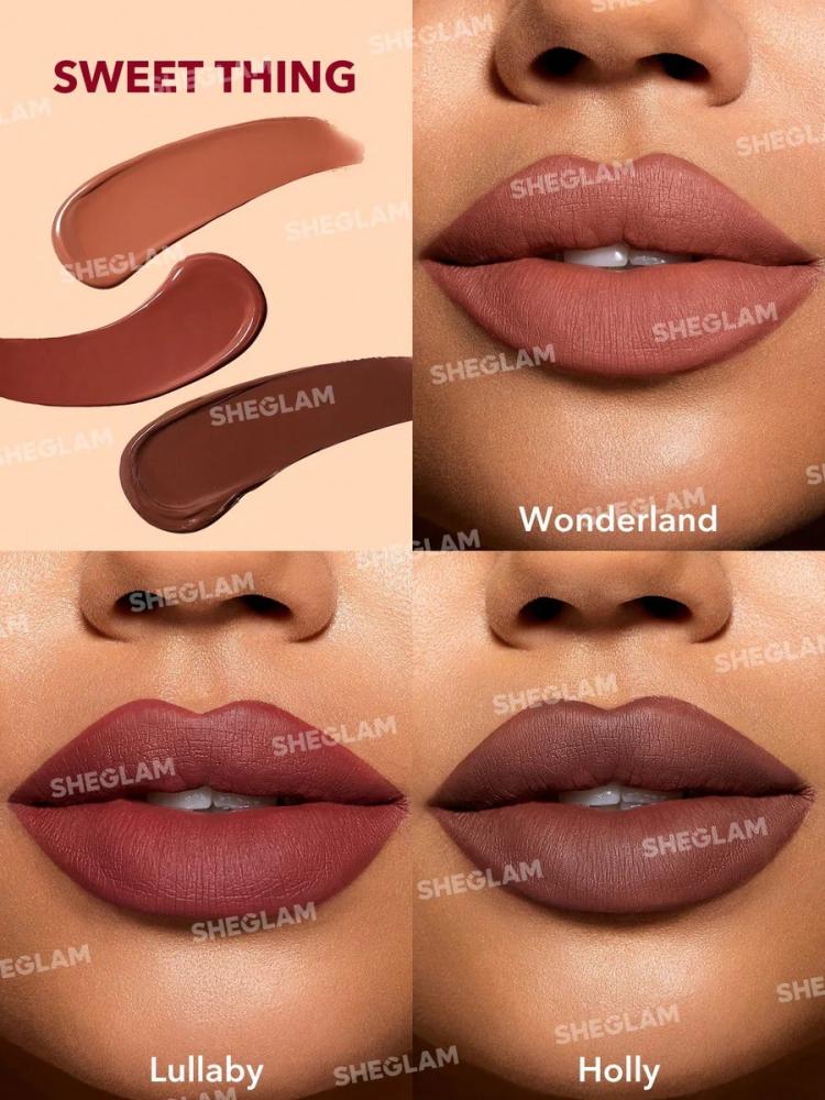 Sheglam Matte Allure Mini Liquid Lipstick Set Sweet Thing