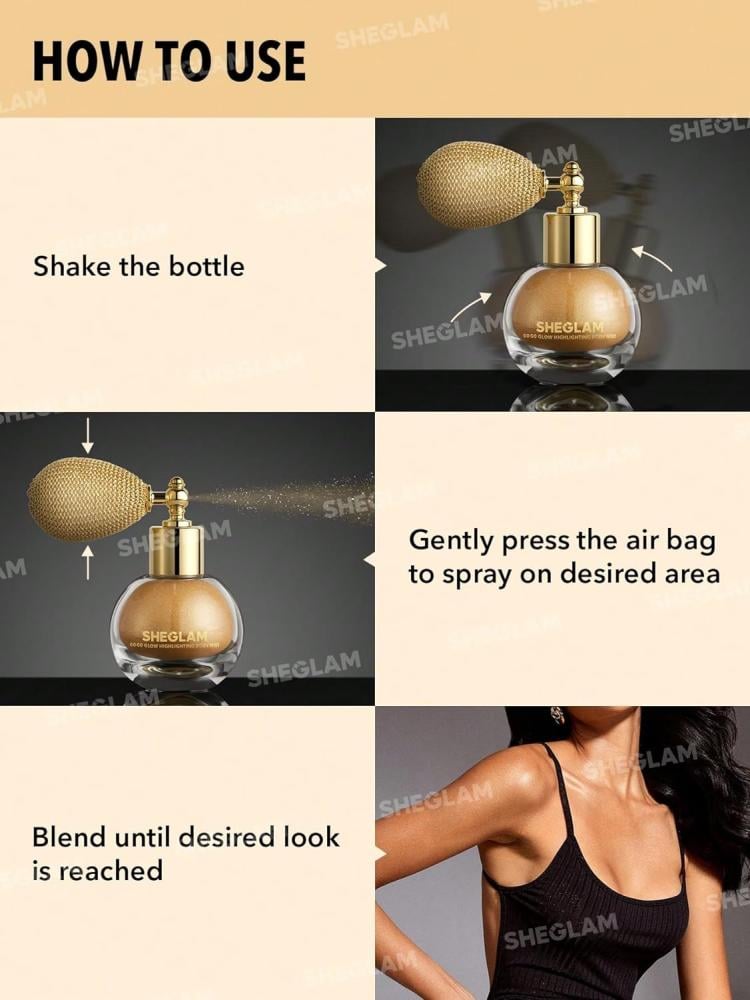 Sheglam Go Go Glow Highlighting Body Mist Translucent