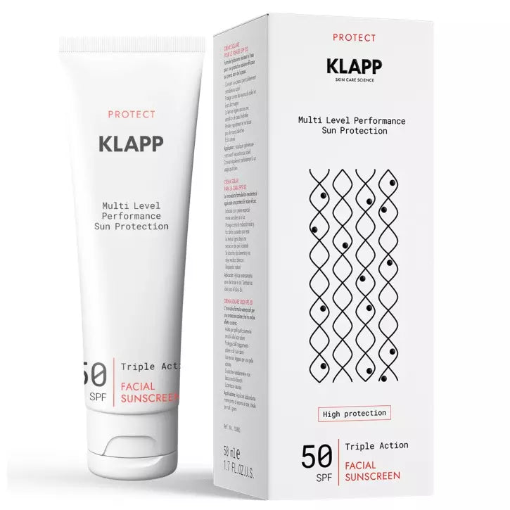 Klapp Triple Action Facial Sunscreen SPF 50 for Advanced UV Defense